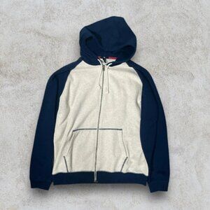 Vintage Gap Blue and White Hoodie XL